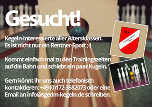 Kegeln-Interessierte gesucht